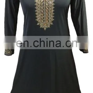 2017 Golden Diamond Stone Work Casual Wear Abaya Burkha / Latest Islamic Wear Burqa Collections (dubai Abaya2017) thumbnail-4