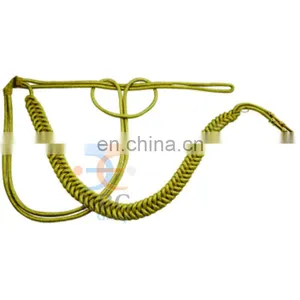 Military Gold Metallic Aiguillette | Aiguillettes Gold With Metal Tips | Uniform Accoutrements thumbnail-1