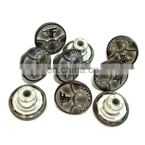 Metal Buttons, With Custom Design, Rhinestone Buttons Embossed Button thumbnail-1