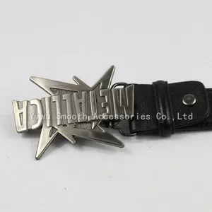Environmental Decepticons Pattern Men's Belt Smooth Button Letter Buckle thumbnail-1