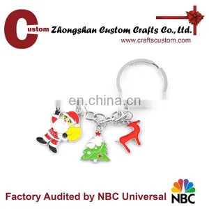 Popular Hot Christmas Chain Souvenir Keychain Gifts OEM Promotion Sale thumbnail-1