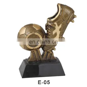 2014 Souvenir Decoration Resin Football Shoes Trophy Supplier thumbnail-1