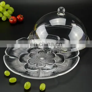 Custom Design Acrylic Plastic Industrial Afternoon Tea Tray With Cover thumbnail-2
