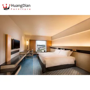 Chinese Manufacturer Wooden Hotel Guest Bedroom Furniture thumbnail-2