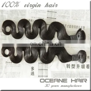 100 Grams Free Shipping Full Cuticle no Acid and Tangle Hair Extensions Saga Remy Hair Extensions thumbnail-5