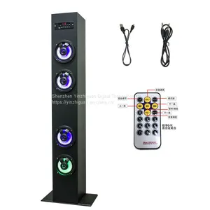 Bluetooth Wireless Tower Speaker Outdoors Home Style Powered Speaker With Color Lights thumbnail-3