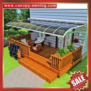 pc Polycarbonate Aluminum Aluminium Metal pc Outdoor Porch Gazebo Patio Canopy Canopies Cover Awning Shelter for Sale thumbnail-1