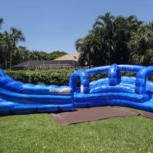 Inflatable Slip and Slide Inflatable Water Slide Axs-08 thumbnail-2