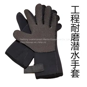 Zemin 3mm Antiskid Adhesive Professional Diving Gloves thumbnail-4