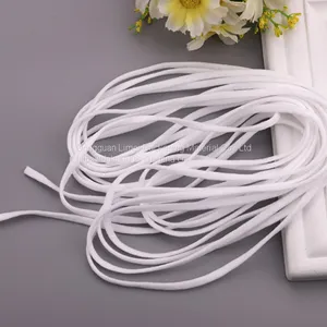 Manufacturers Selling 3mm-5mm Mask Earband Spandex Nylon Oblong Elastic Rope thumbnail-3