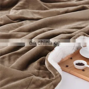 Sublimation Soft Custom Flannel Fur Sherpa Blanket For Winter thumbnail-2