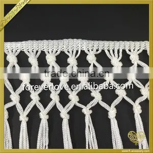 2016 Hot Style Handmade Long Polyester Silk White FT-008 thumbnail-2