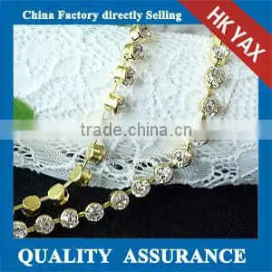 X0703 Shiny Decorative Rhinestone Cup Chain for Women for Dresses, Rhinestone Embellishments,wholesale Rhinestone Cup Chain thumbnail-1