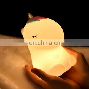 Factory Cheap Bed Lamp Horse Unicorn Led Table Light Night Lamp for Kids thumbnail-2