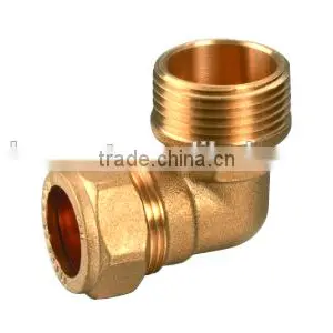 OEM High Quality Brass Screw Compression Fittings for Copper Pipe thumbnail-4