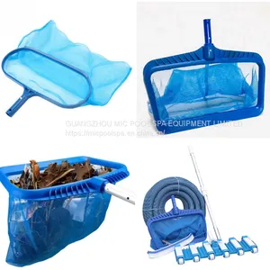 China Factory Portable Swimming Pool Cleaning Equipment Deep Leaf Pool Skimmer Maintenance Swimming Pool Kit thumbnail-1