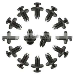 50Pcs Auto Bumper Fastener 6Mm Hole Rivet Retainer Push Engine Cover Car Door Trim Panel Clip Fasteners thumbnail-1