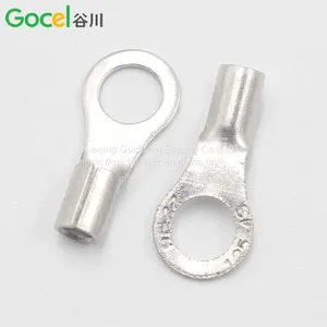 Cold-pressed Terminal Bare End Brass Wire Nose Silver-plated Terminal Lug thumbnail-3