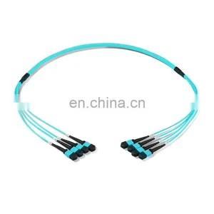High Density Fiber Optic OM3 12 Core MPO Patch Cord 24 Core MPO Cable thumbnail-3
