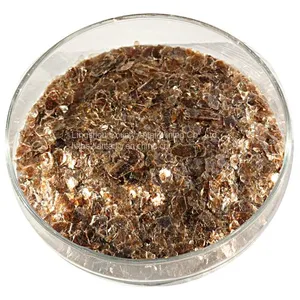 Natural Mica Flakes Calcined Gold Mica Flakes Gold for Epoxy Floor Coating thumbnail-2