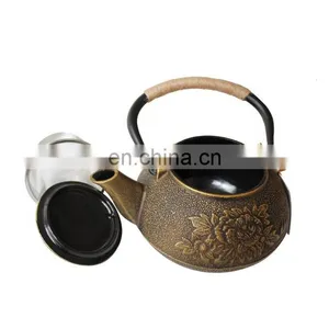 1.1/1.5L Handmade Cast Iron Traditional Tea Pot thumbnail-4