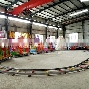 Playground Equipment Track Train Prices Children Indoor Track Train Playground for Sale thumbnail-3