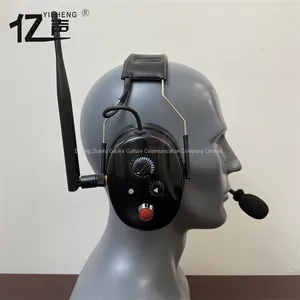 Professional Wireless Noise Reduction Intercom Half Duplex Headset “YISHENG” YS-DJ-02H Series thumbnail-1