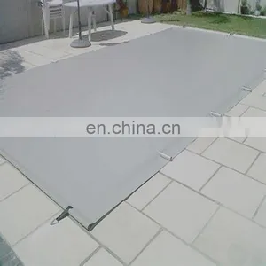 8x4 Manual Roll up Pvc Tarp Waterproof Above Ground Swimming Pool Cover With Aluminum Support thumbnail-2