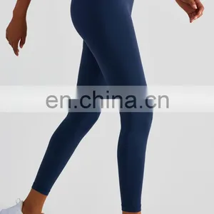 Sexy Peach Hip High Waist V Cut Cross Waist Yoga Leggings Hot Tummy Control Gym Fitness Workout Activewear Tight Pants For Women thumbnail-5