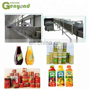 High Effective /Full Automatic Autoclave Water Spraying Tunnel Food Sterilizer thumbnail-2