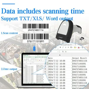 Wireless Cordless Mobile 2D Area Imager Healthcare Barcode Scanner 2D For Hospital Medical Barcode Reader thumbnail-2