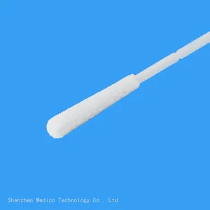 Disposable Medical Sterile Nylon Flocked Specimens Collection Throat Swab With 2 Breakpoint thumbnail-3