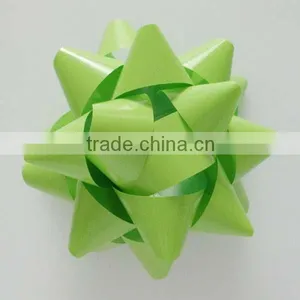 Giant Confetti Bow - Silver Color in 230m Dia With 25mm Wide Ribbon and 30loops, on Full Colors Printing Backing Board thumbnail-2