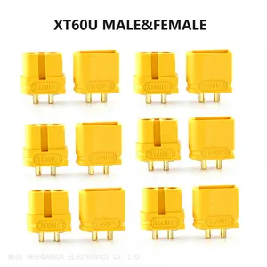 Amass Genuine XT60U XT60 XT60H-F/M Connectors With Back House Male Female Battery Connectors XT60U XT60 XT60H-F/M thumbnail-3