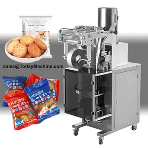 Manual Feeding Tray Packing Machine for Candy Balls Granules Dry Fruits Bag Sachet thumbnail-1