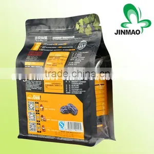 Side Gusset Aluminum Foil Food Packaging Bag With Flat Bottom and Zipper thumbnail-4