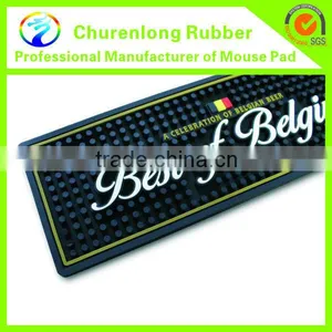 2016 Best Selling Drink Shot Personalized Design Soft PVC Bar Mat thumbnail-2