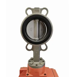 ANSI Standard Stainless Steel Butterfly Valve Automatic Regulator Valve DN40~DN800 ASME Flange thumbnail-1