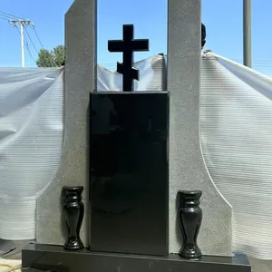 Owinstone-premium Black Naturally Polished Mongolia Black Basalt Monument/ Tombstone/gravestone for Wholesale, Customized Available, Cheap Price thumbnail-1