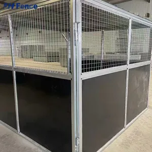 Cheaper Price Easy to Disassemble Portable Horse Stables Horse Boxes With Roof Customized 6ft 7ft 8ft Horse Yard thumbnail-4