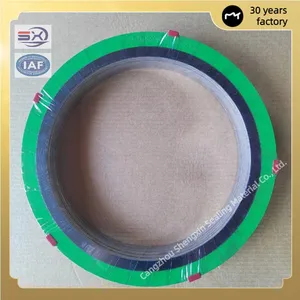 ASME/JIS/DIN Carbon Steel Locating Ring Filled Graphite Spiral Wound Gasket thumbnail-1