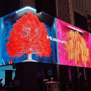 Outdoor IP65 Waterproof Curved Customized LED Display Screen thumbnail-2