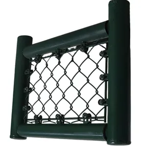 6-foot Galvanized PVC-coated Chain Link Fence Made in the Philippines, Suitable for Stadiums, Soccer Fields, and Sports Field Fencing. thumbnail-3