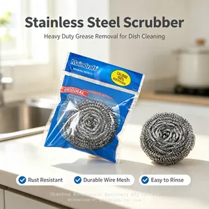 Space Saving Small Pack Steel Wool Balls Convenient Retail Shelf Display thumbnail-1