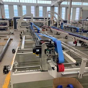 Thick Paper Adaptive Folder Gluer Stitcher for Hard Board Processing thumbnail-2