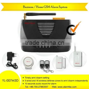 Newest Professional Vibration Sensor Hooter Gas Leak Detector Home Security Alarm System YL-007M3D thumbnail-1
