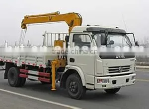 Howo 4*2 10T Lorry Crane Truck With Loading Crane thumbnail-1