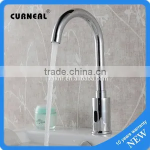 Goose Neck Motion Sensor Faucet Auto Stop Faucet thumbnail-1