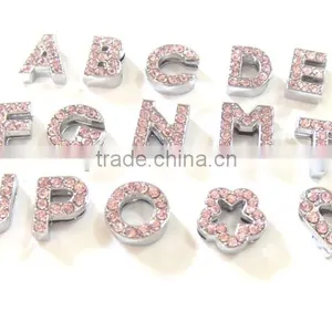 10MM Crystal Nice Stone Zinc Alloy DIY Letters thumbnail-1