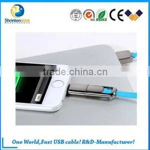 Trending Hot Products Remax Kingkong 2 in 1 Usb Cable for Iphone and Samsung Mobile thumbnail-4